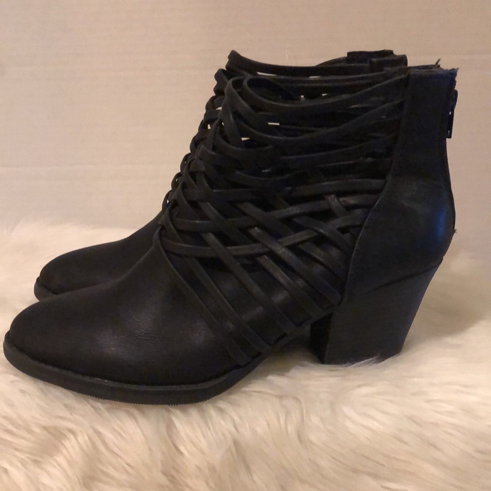 Big Buddha Strappy Ankle Boots/NWT